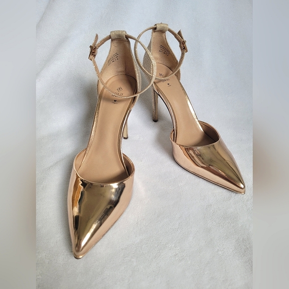 Call It Spring Rose Gold Heels - Picture 1 of 6